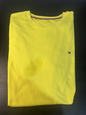 Tommy Hilfiger yellow T-shirt, size M