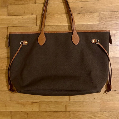 Double side tote bag, shoulder style