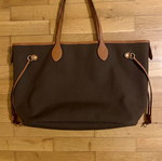 Double side tote bag, shoulder style