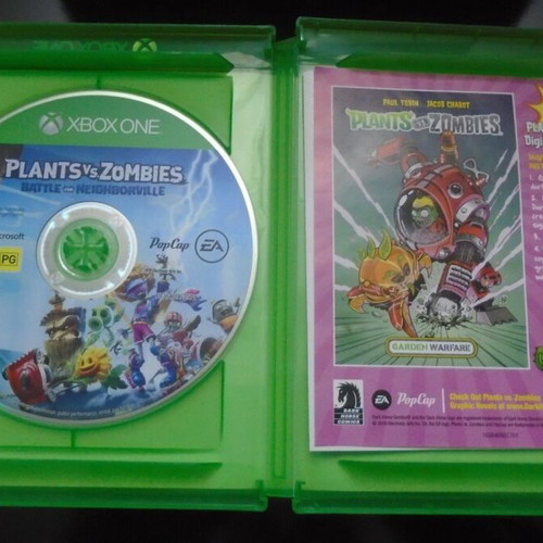 Xbox One S console 500GB like new with 2 wireless joysticks and Plants vs. Zombies