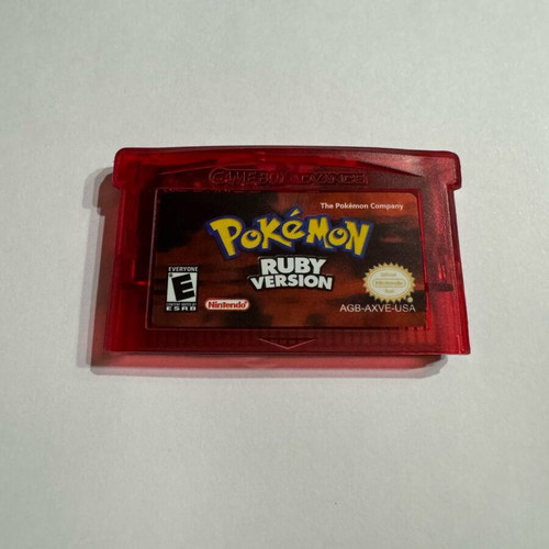 Pokémon Ruby Version Game Boy Advance SP cartridge new with case