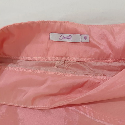 Charly evening maxi skirt taffeta salmon with tulle and gathers, like new
