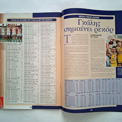 Extra Triponto special edition dedicated to Nikos Galis, used