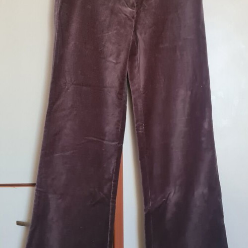Raxevsky women's velvet pants small, like new, brown