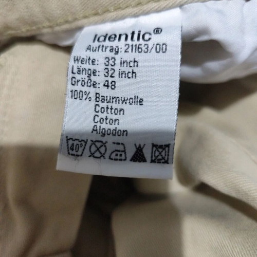 Women's pants used, size M, beige