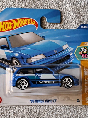 Hotwheels Honda Civic Ef 90' καινούργιο στην καρτέλα του