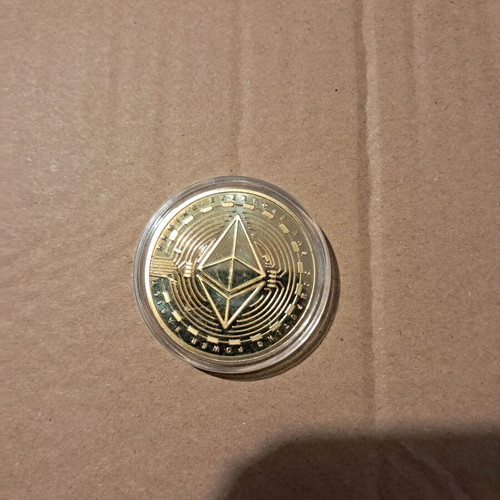 Collectible Ethereum coin gold new