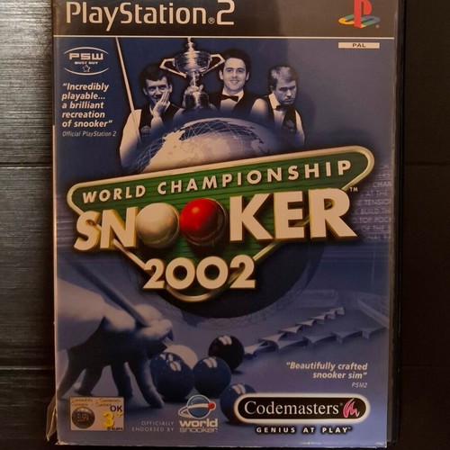 World Championship Snooker 2002 PS2 μεταχειρισμένο αθλητικό παιχνίδι