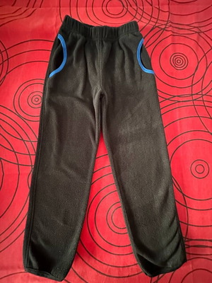 Children's fleece outdoor pants 5-6 years like new, blue