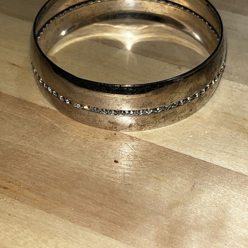 Fo women's bracelet used with rhinestones and signs of wear