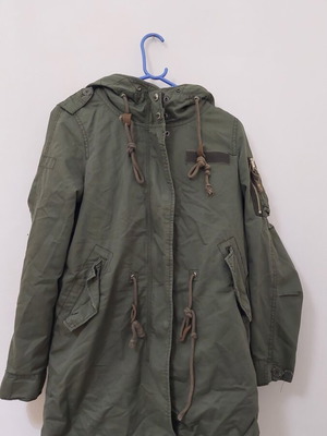 Bershka women's jacket like new, green, size XS