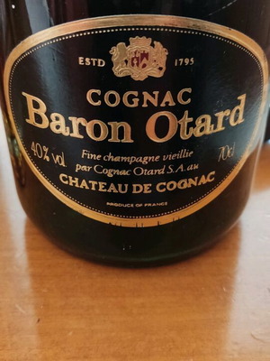 Cognac Baron Otard 1980 sealed like new