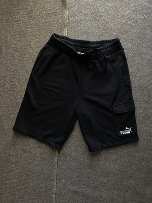 Puma Cargo Shorts Size M, New, Black
