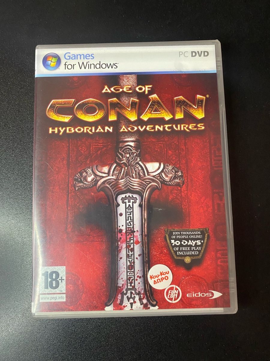 Age of Conan Hyborian Adventures PC DVD unopened popular box