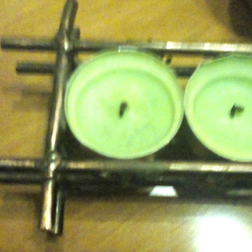 Candlestick and tealight holder like new set