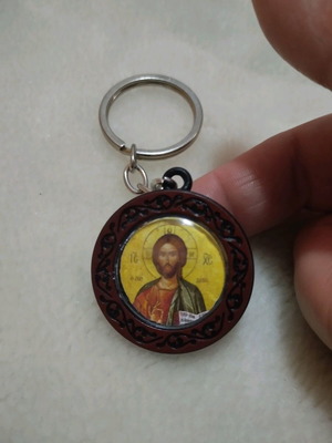 Keychain image new with Virgin Mary and Christ