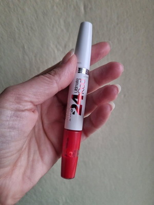 Maybelline Superstay 24 Hour Lip Colour liquid lipstick used