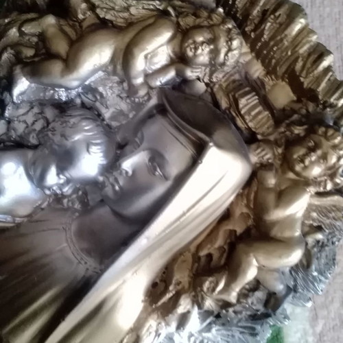 Gypsum decorative icon of Virgin Mary new