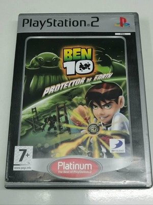 Ben 10 Protector of Earth Platinum PS2 game used, English