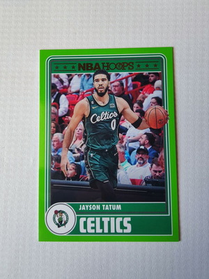 Parallel κάρτα Neon Green Jayson Tatum NBA Hoops 2023-24, νέα
