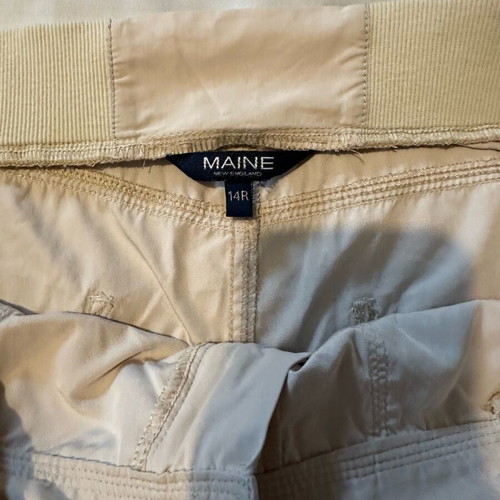 Maine beige casual pants like new, size XL