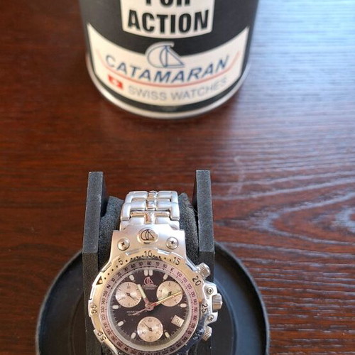 Catamaran Tornado men's watch like new, black dial