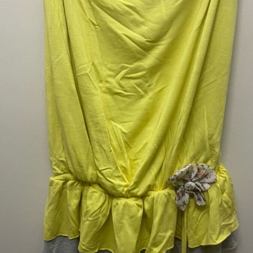 Summer top like new, size S/M, gray and yellow