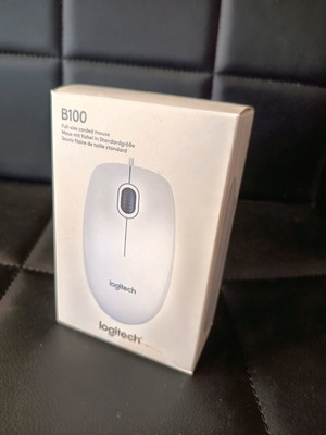 Logitech White B100 Mouse New