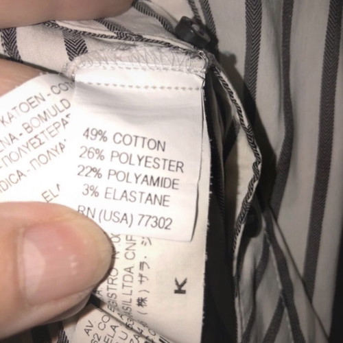 Zara striped sleeveless shirt like new, white and gray