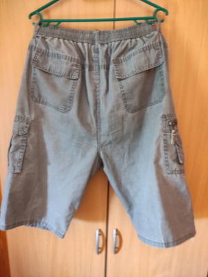 Shorts new, size L, gray with elastic waistband