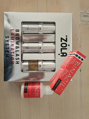 Zola kit για brow and lash lamination καινούργιο με βαφή Binacil blue black