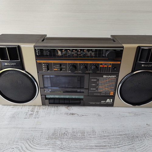 Sharp GF-A1 vintage boombox cassette player