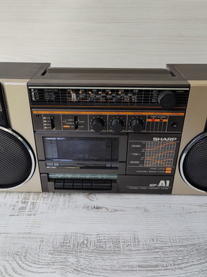 Sharp GF-A1 vintage boombox cassette player