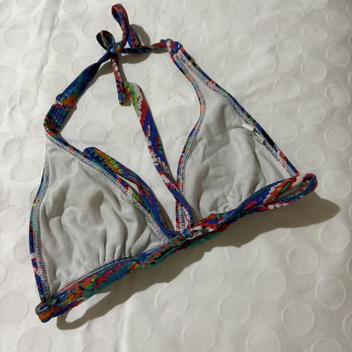 Vintage bikini top size S like new, multicolor