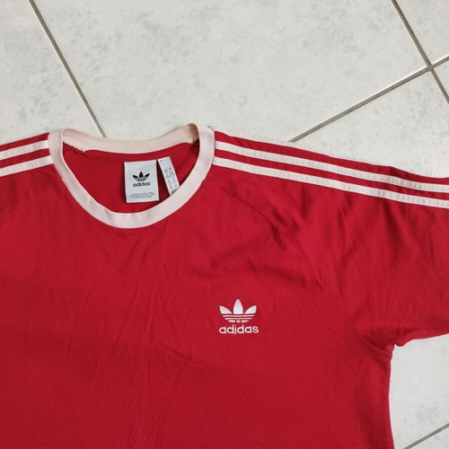 Μπλούζα κοντομάνικη Adidas XL μεταχειρισμένη, κόκκινη