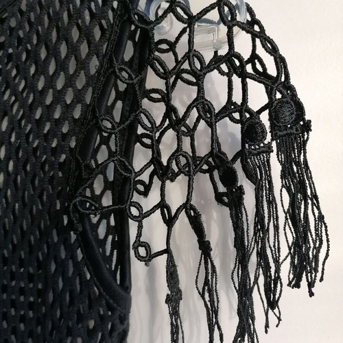 R.Capola mesh blouse new size S/M, black