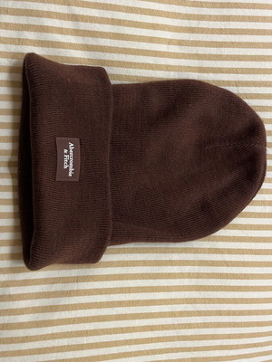 Abercrombie & Fitch brown beanie new one size