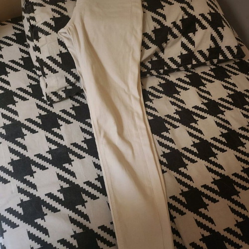Stradivarius White Elastic Jeans like new, size S 36 8
