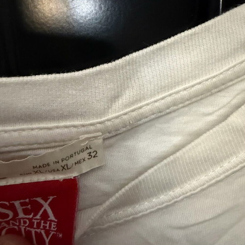 Pull & Bear Sex and the City T-shirt XL used, black and white