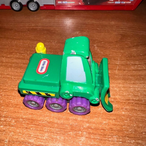 Little Tikes green and orange bulldozer like new