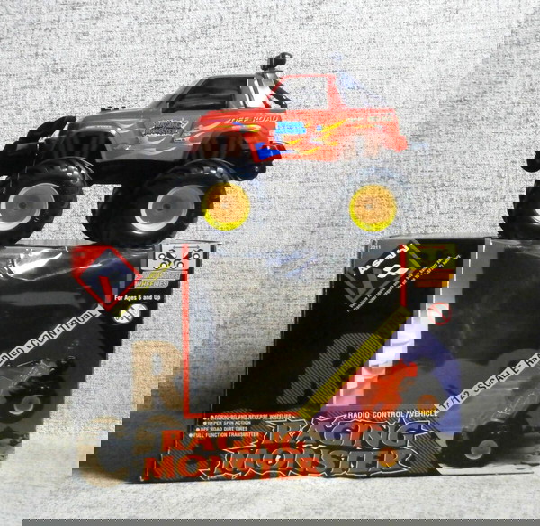 Asahi RAGING MONSTER 4WD 1:12 B/O R/C Καινούργιο με κουτί Δουλεύει