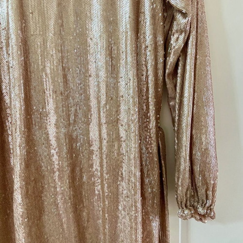 BSB Gold sequin dress like new, size 40