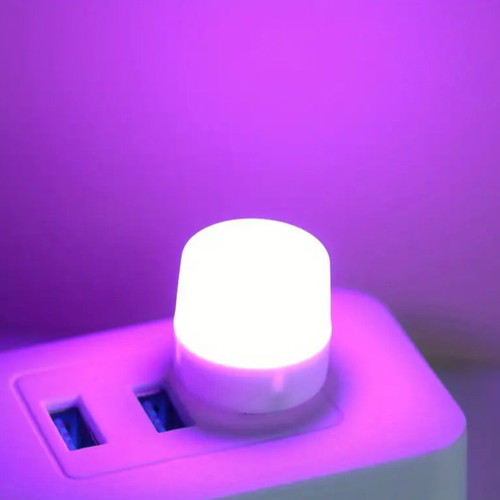 Mini USB lamp set of 2 pink compatible with laptop and desktop