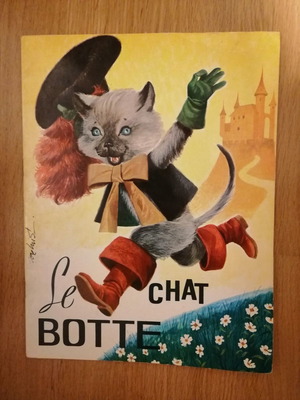 Le chat botté children's story in French used