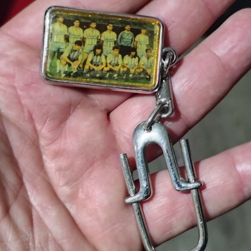Heraklis keychain 1988 with enamel, used