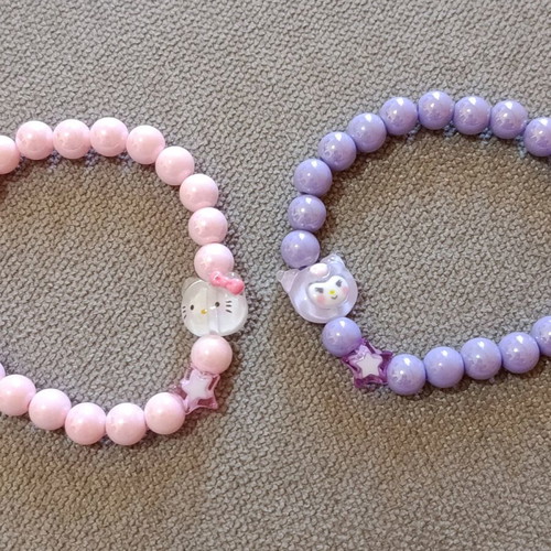 Hello Kitty and Friends bracelet set of six new, multicolor