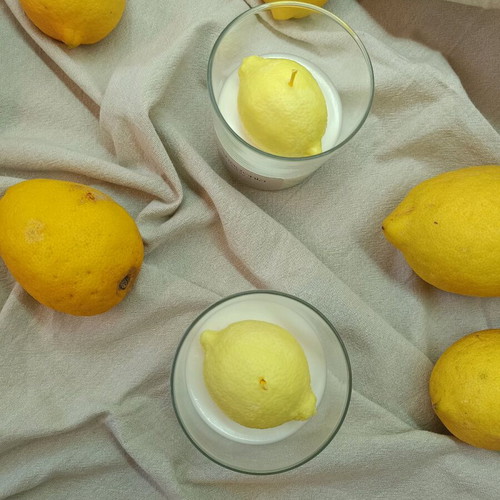 Soy candle lemon - citronella 220gr new