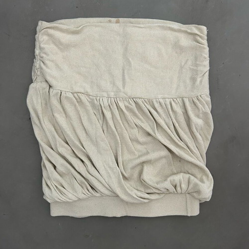LAK skirt like new vintage beige with draped design