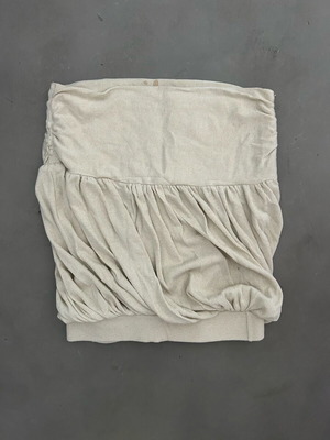 LAK skirt like new vintage beige with draped design