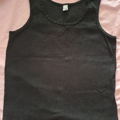 Sleeveless tops used, pack of 2, cotton, size M
